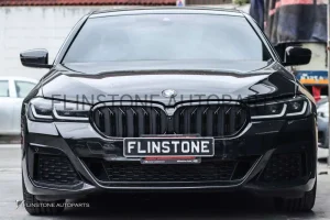 กระจังหน้า BMW G30 LCI เส้นคู่ สีดำเงา