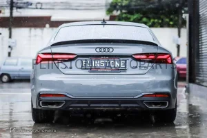 โลโก้ Audi ติดฝากระโปรงท้าย สีดำเงา ของแท้
