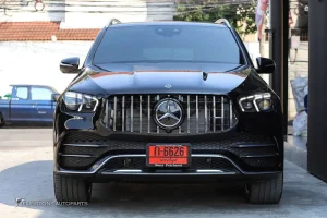 กระจังหน้า GLE-Class Facelift W167 ทรง GT สีดำ-โครเมี่ยม