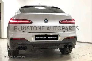 ดิฟฟิวเซอร์ Carbon Fiber BMW X4 G02 ทรง X4 M40 แบบ 4 ท่อ