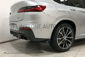 ดิฟฟิวเซอร์ Carbon Fiber BMW X4 G02 ทรง X4 M40 แบบ 4 ท่อ