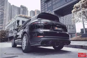 สปอยเลอร์ Carbon Fiber Porsche Cayenne ทรง CMST