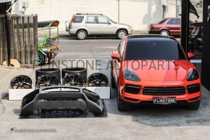 ชุดกันชนรอบคัน Porsche Cayenne 2019 ทรง Sport Design (แท้)