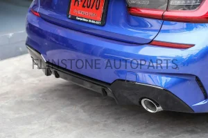 ดิฟฟิวเซอร์ BMW G20 ทรง M performance สีดำเงา
