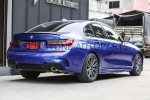 สปอยเลอร์ BMW G20 ทรง M performance สีดำเงา