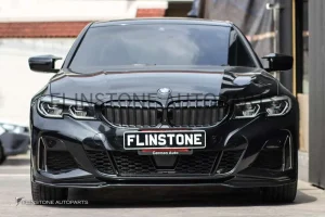 ลิ้นหน้า BMW G20 ทรง M performance สีดำเงา