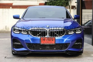 ลิ้นหน้า BMW G20 ทรง M performance สีดำเงา