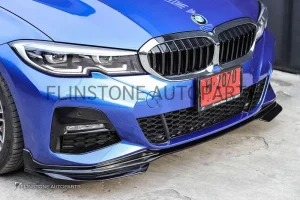 ลิ้นหน้า BMW G20 ทรง M performance สีดำเงา