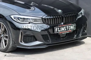 ลิ้นหน้า BMW G20 ทรง M performance สีดำเงา