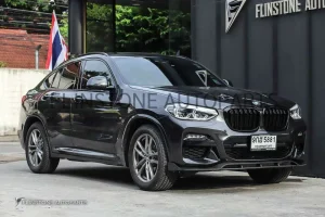 กระจังหน้า BMW G01 X3/G02 X4 เส้นคู่ สีดำเงา