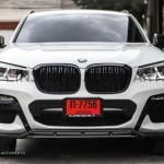 กระจังหน้า BMW G01 X3/G02 X4 เส้นคู่ สีดำเงา