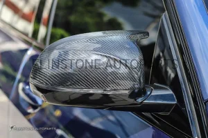 กระจกมองข้าง Carbon Fiber BMW รุ่น G01 X3/G02 X4/G05 X5 มีเขา แบบหุ้ม 1คู่