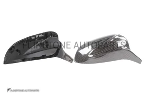 กระจกมองข้าง Carbon Fiber BMW รุ่น G01 X3/G02 X4/G05 X5 มีเขา แบบหุ้ม 1คู่
