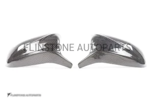 กระจกมองข้าง Carbon Fiber BMW รุ่น G01 X3/G02 X4/G05 X5 มีเขา แบบหุ้ม 1คู่