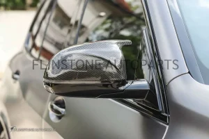กระจกมองข้าง Carbon Fiber BMW รุ่น G01 X3/G02 X4/G05 X5 มีเขา แบบหุ้ม 1คู่