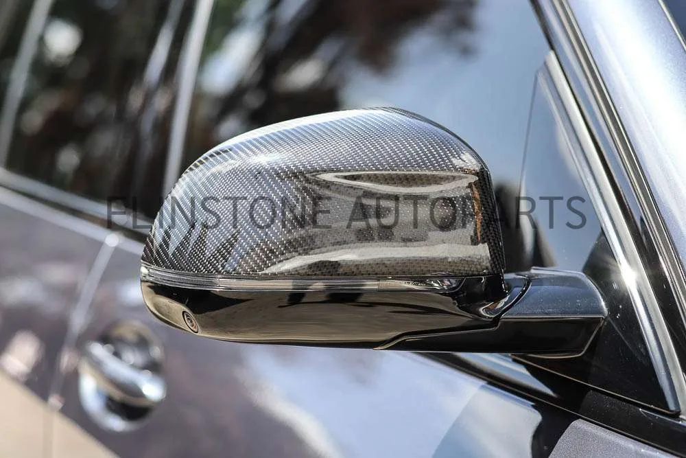 กระจกมองข้าง Carbon Fiber BMW รุ่น G01 X3/G02 X4/G05 X5 แบบหุ้ม 1คู่