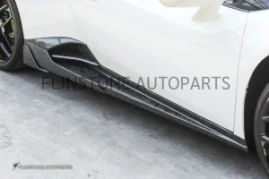 สเกิร์ตข้าง Forged Carbon Lamborghini HURACAN LP610-4 ทรง Mansosry