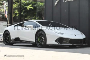 สเกิร์ตข้าง Forged Carbon Lamborghini HURACAN LP610-4 ทรง Mansosry