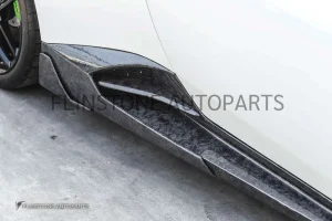 สเกิร์ตข้าง Forged Carbon Lamborghini HURACAN LP610-4 ทรง Mansosry
