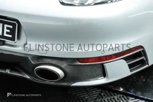 ดิฟฟิวเซอร์ Carbon Fiber Porsche 992 Carrera ทรงเดิมติดรถ  สำหรับ Sport Pack Design ของแท้
