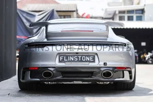 ดิฟฟิวเซอร์ Carbon Fiber Porsche 992 Carrera ทรงเดิมติดรถ  สำหรับ Sport Pack Design ของแท้