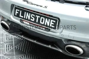 ดิฟฟิวเซอร์ Carbon Fiber Porsche 992 Carrera ทรงเดิมติดรถ  สำหรับ Sport Pack Design ของแท้