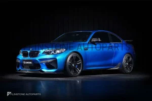 สเกิร์ตข้างตัวต่อ Carbon Fiber BMW F87 M2 ทรง Zacoe