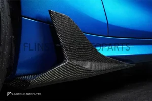 สเกิร์ตข้างตัวต่อ Carbon Fiber BMW F87 M2 ทรง Zacoe