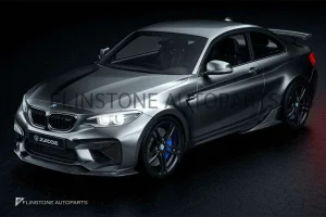 ลิ้นหน้า Carbon Fiber BMW F87 M2 ทรง Zacoe