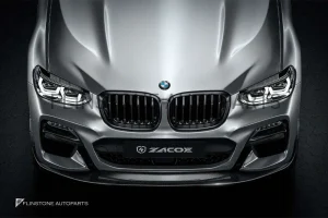ลิ้นหน้า Carbon Fiber BMW X4 G02 ทรง Zacoe