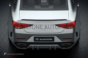 ดิฟฟิวเซอร์ Carbon Fiber C257 CLS-Class ทรง Zacoe