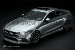สเกิร์ตข้างตัวต่อ Carbon Fiber C257 CLS-Class ทรง Zacoe
