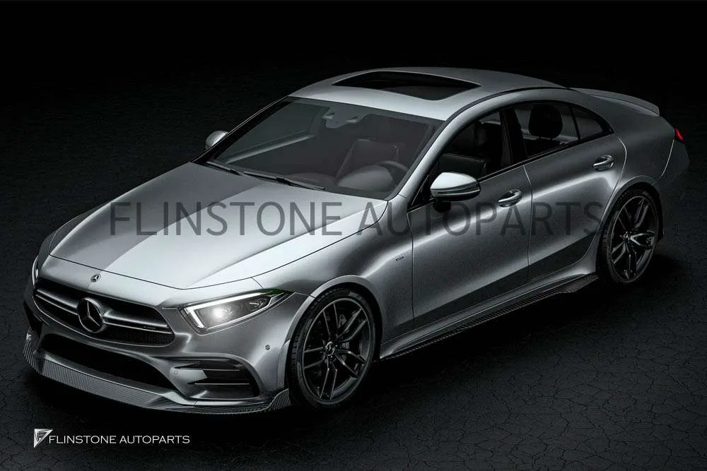ลิ้นหน้า Carbon Fiber C257 CLS-Class ทรง Zacoe