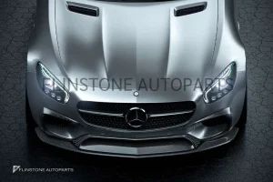 ลิ้นหน้า Carbon Fiber W190 AMG GT ทรง Zacoe