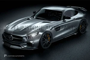 ลิ้นหน้า Carbon Fiber W190 AMG GT ทรง Zacoe