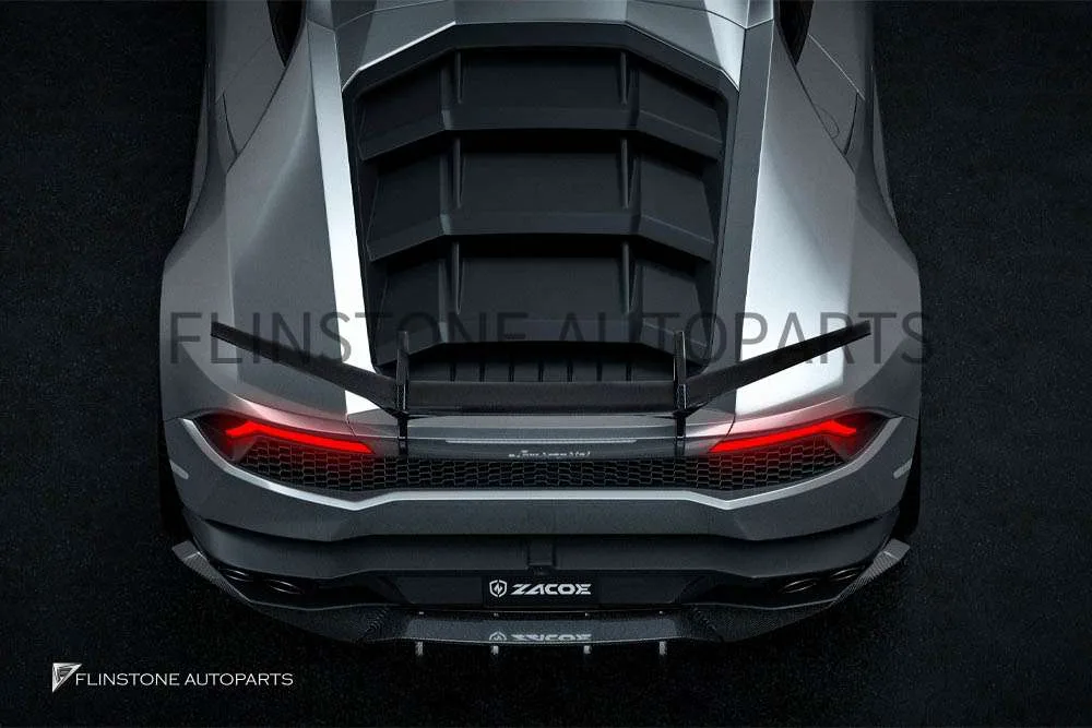 สปอยเลอร์ Carbon Fiber Lamborghini Huracan LP610-4 ทรง Zacoe