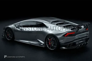 สเกิร์ตข้าง Carbon Fiber Lamborghini HURACAN LP610-4 ทรง Zacoe