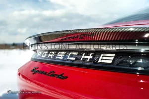 สปอยเลอร์ Carbon Fiber Porsche Taycan ทรง Zyrus