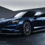 ลิ้นหน้า Carbon Fiber Porsche Taycan ทรง Zyrus