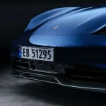 ลิ้นหน้า Carbon Fiber Porsche Taycan ทรง Zyrus
