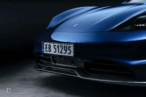 ลิ้นหน้า Carbon Fiber Porsche Taycan ทรง Zyrus