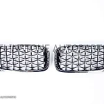 กระจังหน้า BMW G30 Diamond ขอบโครเมี่ยม