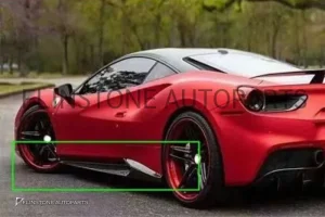 สเกิร์ตข้างตัวต่อ Carbon Fiber Ferrari 488 GTB/Spider