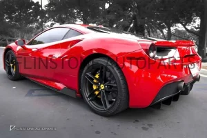 สเกิร์ตข้าง Carbon Fiber Ferrari 488 GTB/Spider