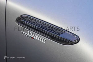 คิ้วแก้มหน้า Carbon Fiber C290 AMG GT63 ทรงเดิม