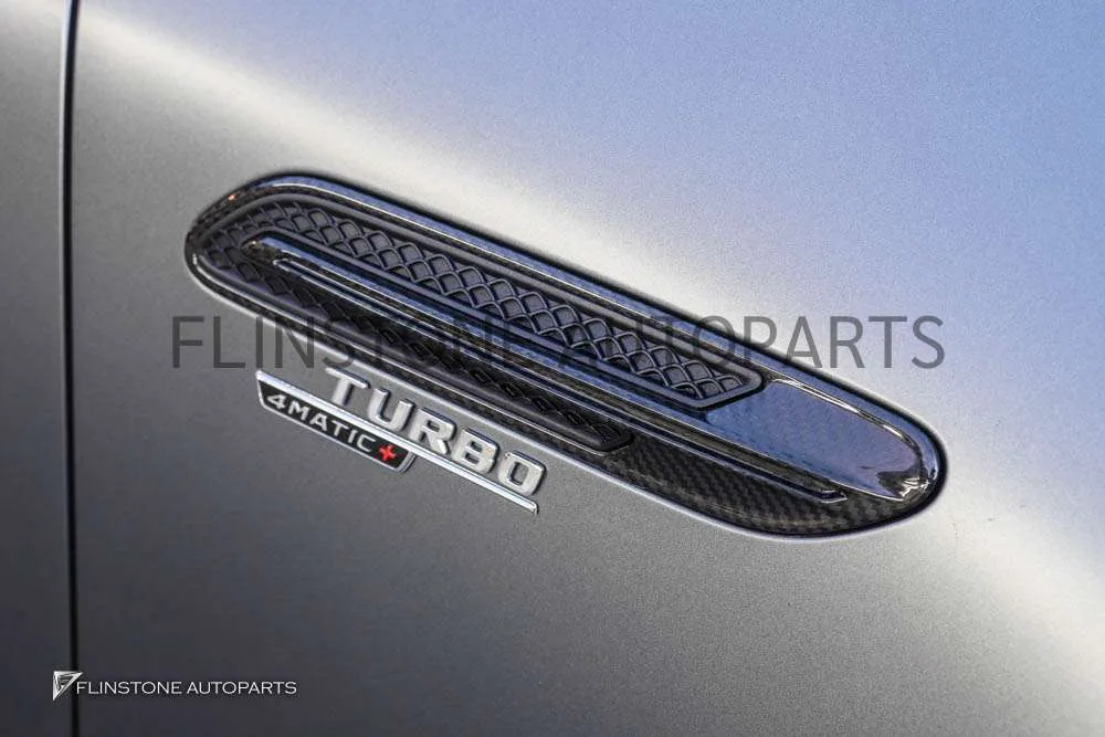 คิ้วแก้มหน้า Carbon Fiber C290 AMG GT63 ทรงเดิม