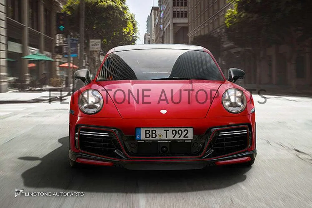 ลิ้นหน้า Porsche 992 Carrera Turbo ทรง Techart
