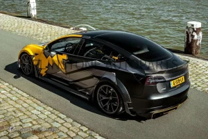 ชุดแต่งรอบคัน Carbon Fiber Tesla Model 3 ทรง Revozport