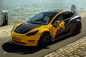 ชุดแต่งรอบคัน Carbon Fiber Tesla Model 3 ทรง Revozport