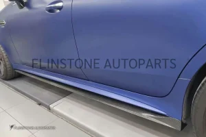 สเกิร์ตข้าง Carbon Fiber C290 AMG GT53 ทรง GTs